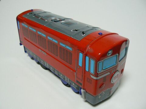 昭和レトロ　ダイヤ　ブリキの車両輸送列車　一部　中古