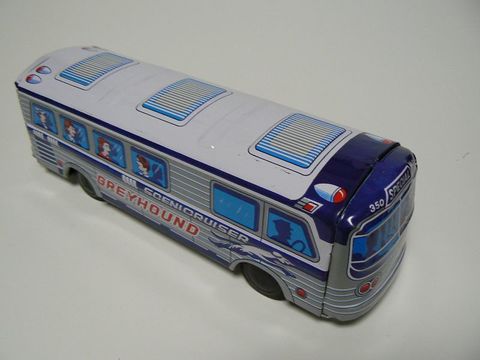 昭和レトロ　ブリキのバス　日本製　中古