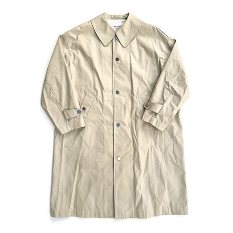 OUVERT コート OUVERT ウーヴェル / ギャザーコート ブラック | 星霜 -古道具と手