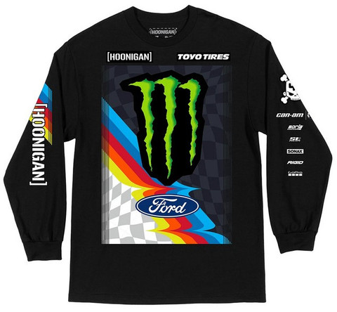 フーニガンケンブロック　KB21 モンスターエナジー LS Tシャツ