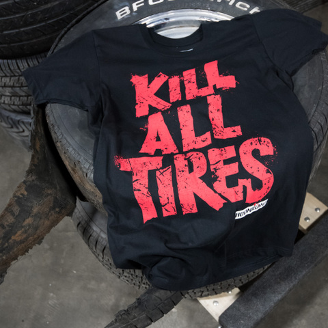 KILL ALL TIRE リミックスブラックレッド　Tシャツ