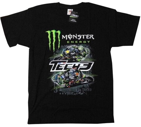 Tech3 モンスターエナジー　Tシャツ　ブラック