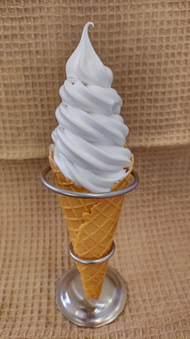 ワッフルコーンソフトクリームバニラ