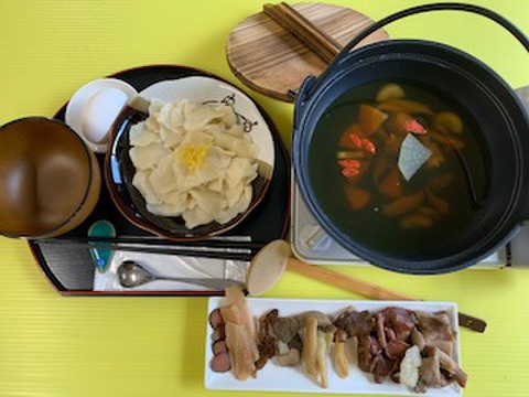 冷凍　宝山なべ（ひっつみ鍋1～2人前）　田舎手作りの味