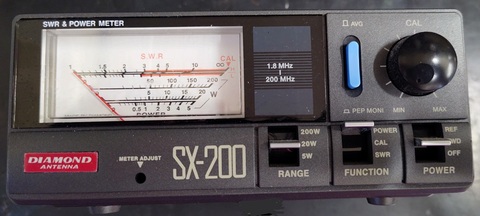 委託販売品 中古通過形SWR・パワー計【1.8〜200MHz】 第一電波工業 SX200