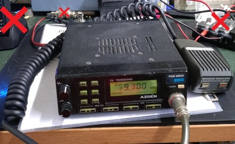 委託販売品　中古 AZDEN 28MHz FM TRX PCS-6800