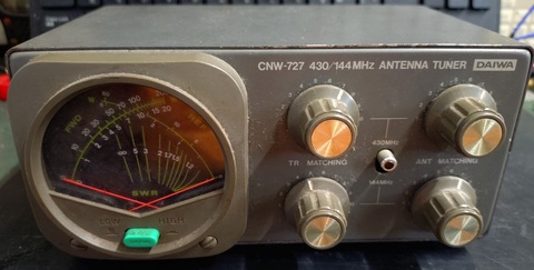 委託販売品 中古 DAIWA 430/144MHz ANTENNA TUNER CNW-727 