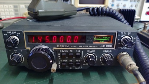 委託販売品 中古 144MHz オールモードトランシーバー icom IC-260