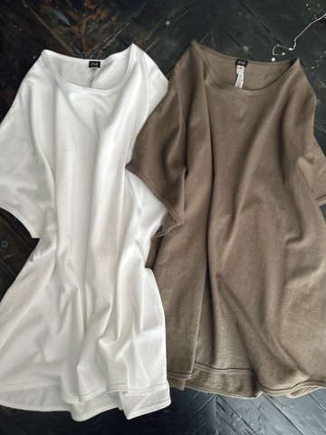 完売＊Vlas Blomme ＆12Linenコットンリネンtee