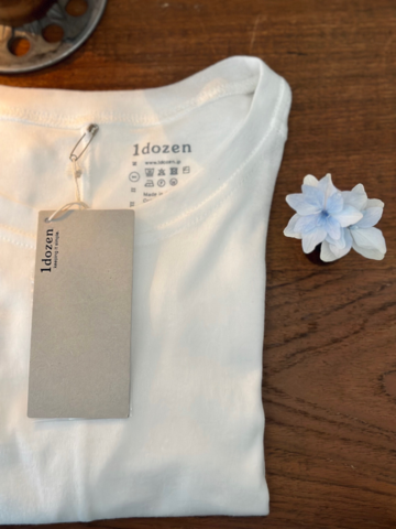 完売＊1dozen オーガニックコットンシフォンのショートスリーブ