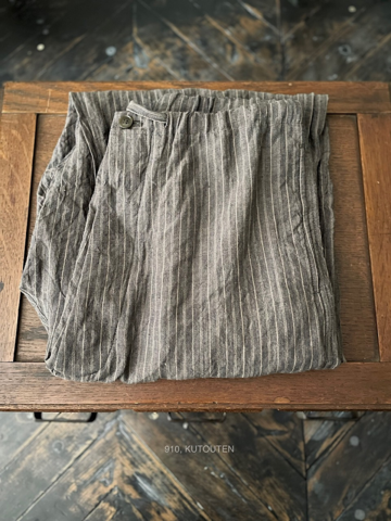 完売＊Vlas Blomme  Vintage Stripeのテーパードパンツ
