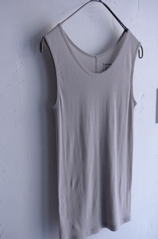 1dozen オーガニックコットンシフォンのタンクトップ