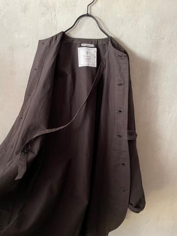 完売＊Vlas Blomme  WorkLinenCottonのオーバーシャツ