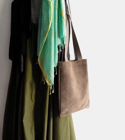 完売＊spacecraft ゴートレザーのトートバッグ