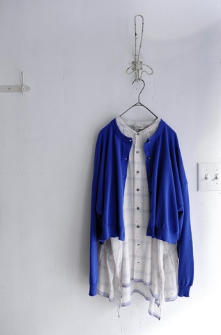 ラスト1点＊ICHI Antiquites ホールガーメントのショートカーディガン