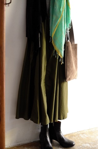 完売＊ICHI Antiquites コットンタイプライタースカート