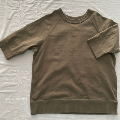 完売＊prit ５分袖ラグランスリーブプルオーバー