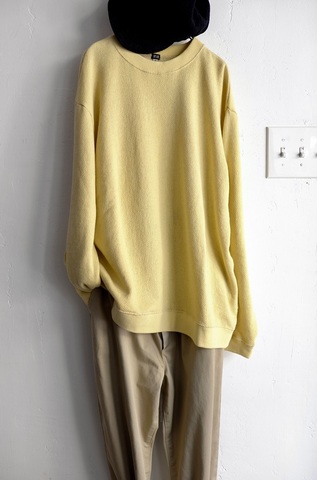 完売＊VlasBlomme  Cotton-Cashmere FrenchTerryのスウェットプルオーバー 