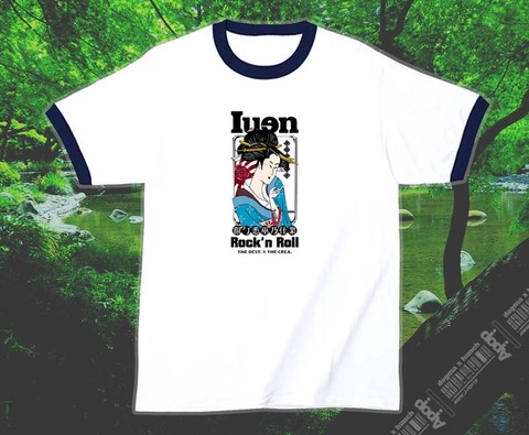 Iuen  / リンガーT-shirt