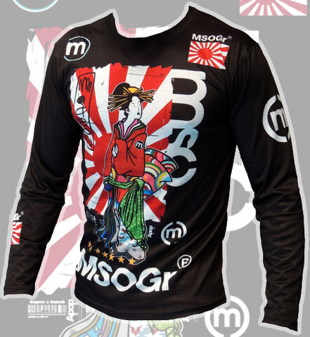 MSOGr x a-pop Geisha T-shirt / Long sleeve