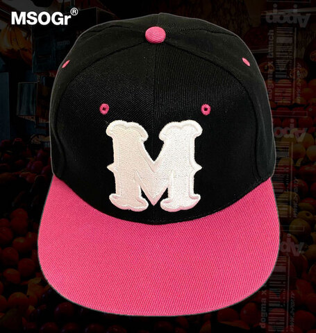MSOGr Snapback Cap Black/Pink