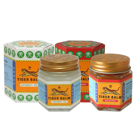 タイガーバーム 白-赤 30g／Tiger Balm