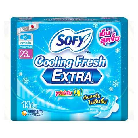 Sofy Cooling Fresh Extra Sanitary Pads14