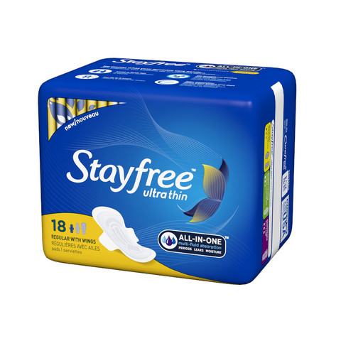Stayfree Ultra Thin Regular Pads with Wings 18