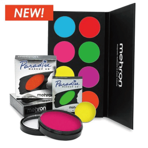 新品】mehron 8色パレットとブラシセット 新品】mehron 8色パレットと