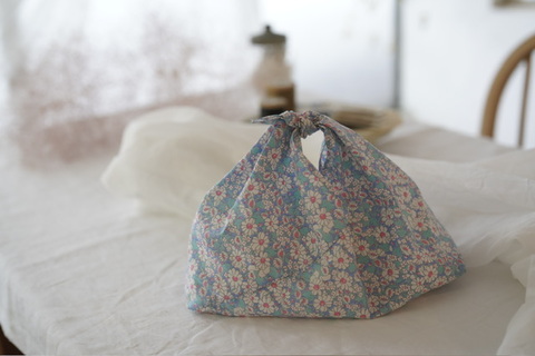 あづま袋　リバティ生地