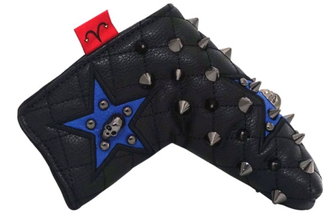 79BK31 Selmoヘッドカバー Stella (黒×黒)/C.ﾌﾞﾙｰ【PT】