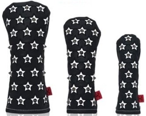 71BK26 Selmoヘッドカバー Stella (黒×黒)/白【DR】