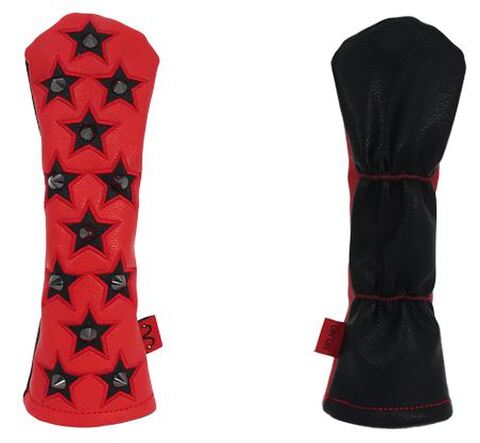 7705 Selmoヘッドカバー Stella 黒×赤(BK)【UT】