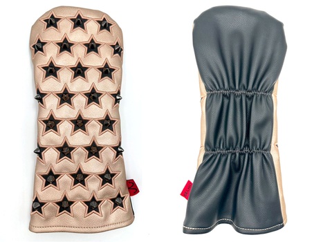 7101 Selmoヘッドカバー Stella 黒×ｺﾞｰﾙﾄﾞ(BK)【DR】