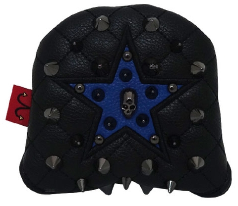 79BK31 Selmoヘッドカバー Stella (黒×黒)/C.ﾌﾞﾙｰ【PM】