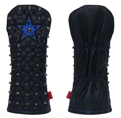 71BK31 Selmoヘッドカバー Stella (黒×黒)/C.ﾌﾞﾙｰ【DR】