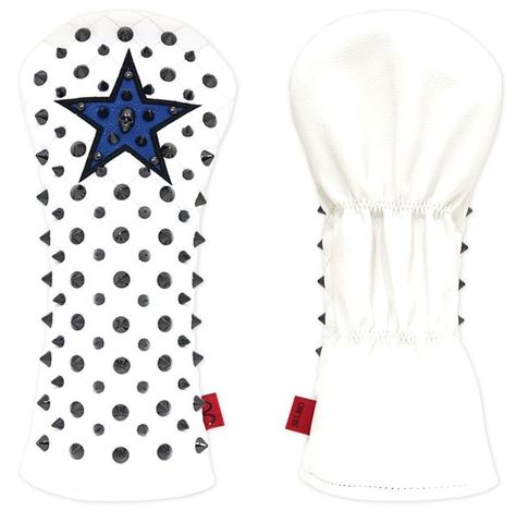 71WH31 Selmoヘッドカバー Stella (黒×黒)/C.ﾌﾞﾙｰ【DR】