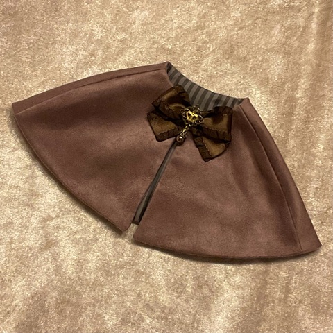 SD・DDケープ【オールドローズ/リボン】