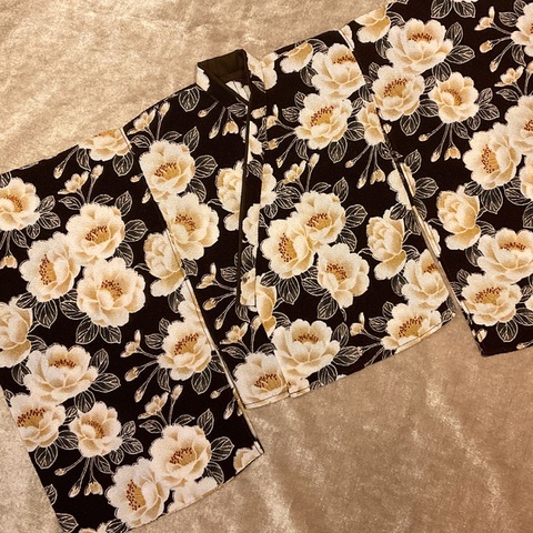 SD/SD13・DDフリー和装上衣【濃紫×八重桜】