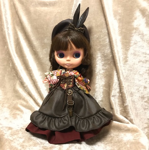 ブライスセットアップ【和風・たくし上げスカート】