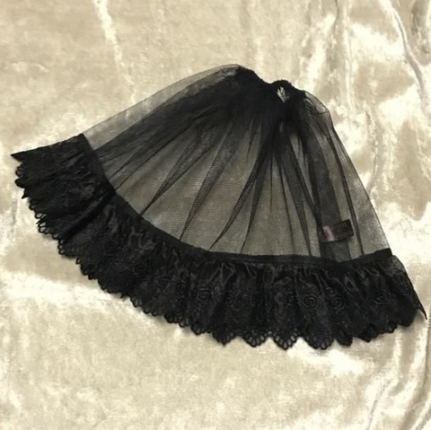 SD・DDフリーパニエ【ブラック/レース】