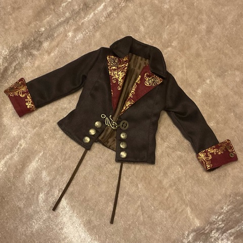 MDD・MSDジャケット【ナポレオンカラー/ワインレッド】