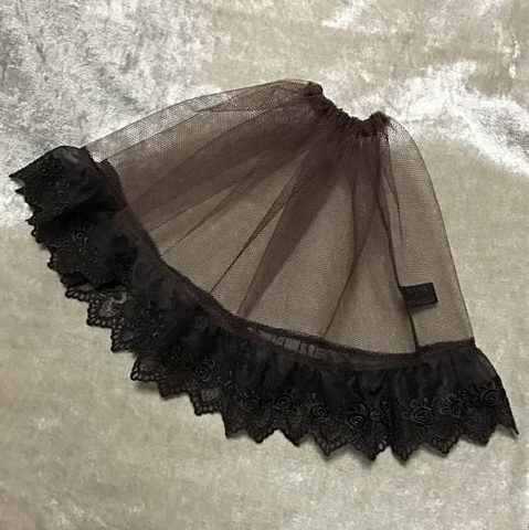 SD・DDフリーパニエ【ブラウン/レース】