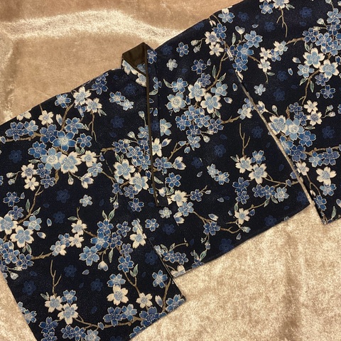 SD/SD13・DDフリー和装上衣【濃紺×桜】