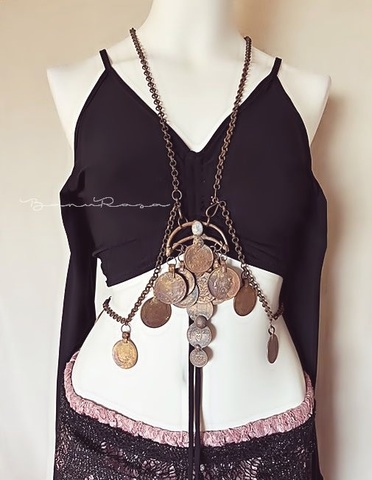 am.tribal body chains /copper