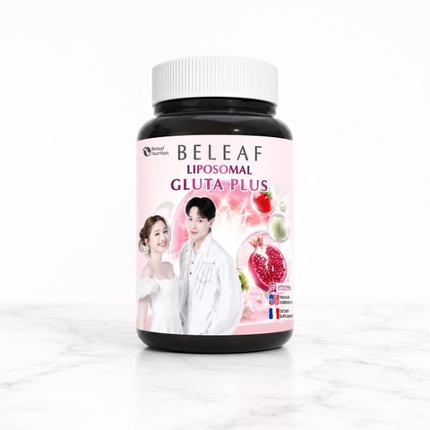 リポソーム型グルタチオン Beleaf Liposomal Gluta Plus 美白美肌・透明感・ハリツヤ・シミくすみ・エイジングケア｜ビタミンC・E・CoQ10配合