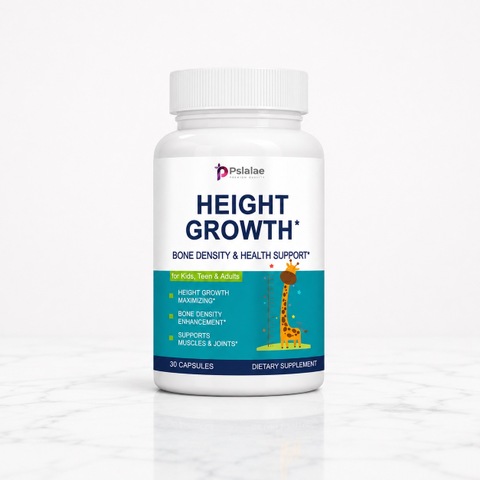  Pslalae Height Growth 身長を伸ばす、骨作りサポートサプリ｜カルシウム・ビタミンD3・亜鉛・アミノ酸配合