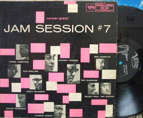 【米Verve mono】Norman Granz' Jam Session #7(Hodges, Webster, Jaquet, etc)