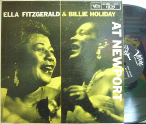 【米Verve mono】Ella Fitzgerald and Billie Holiday/At Newport (Don Abney, Mal Waldron, Jo Jones, etc) 