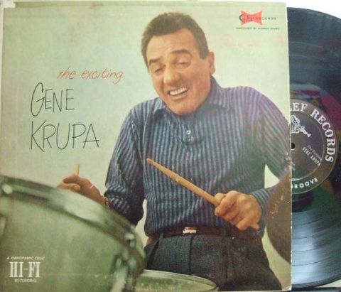 【米Clef mono】Gene Krupa/The Exciting Gene Krupa (Charlie Shavers, Ben Webster, Teddy Wilson, etc)